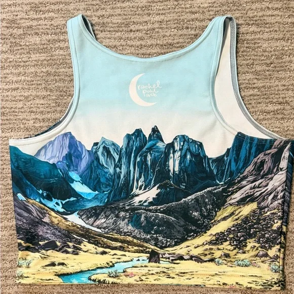 Artist Rachel Pohl Graphic Crop tank top - Picture 4 of 10